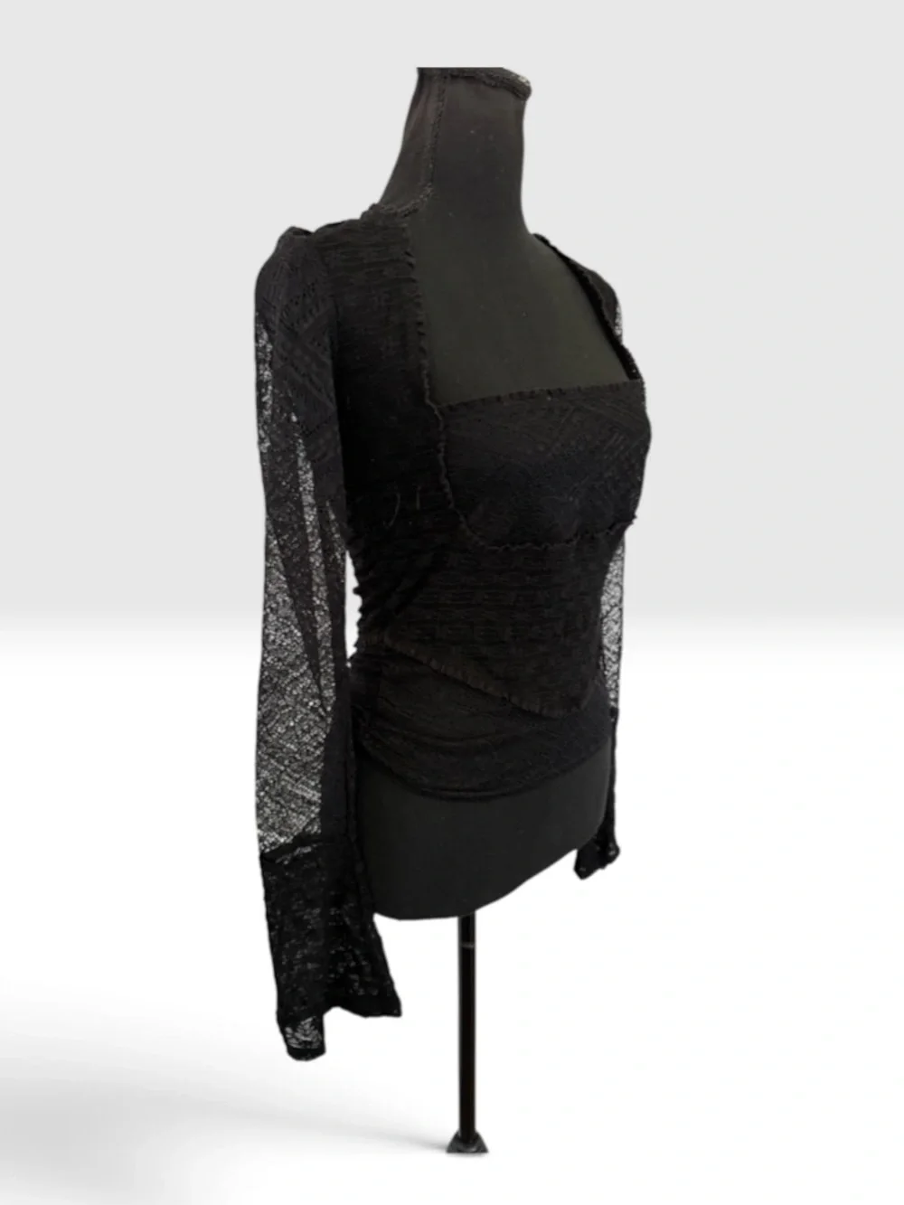 Free People sheer lace